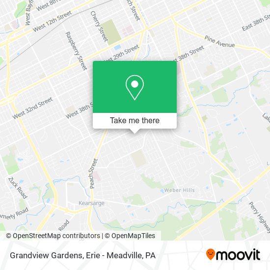 Mapa de Grandview Gardens