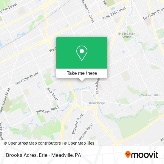 Brooks Acres map
