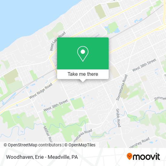 Mapa de Woodhaven