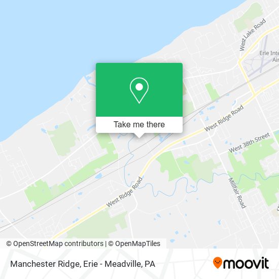 Manchester Ridge map