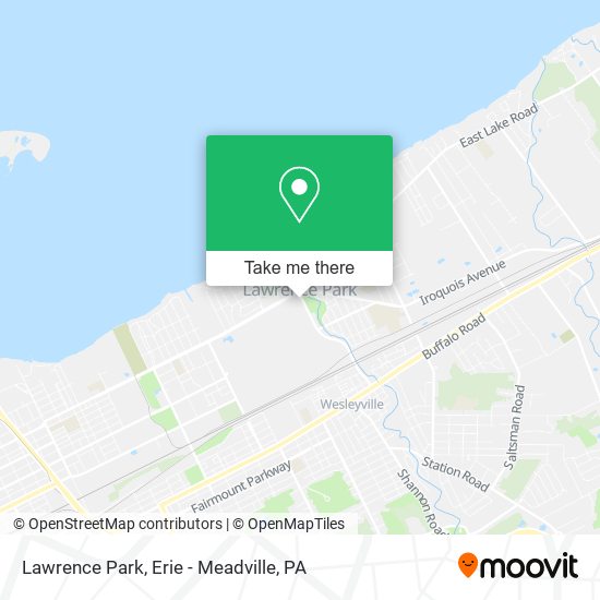 Lawrence Park map