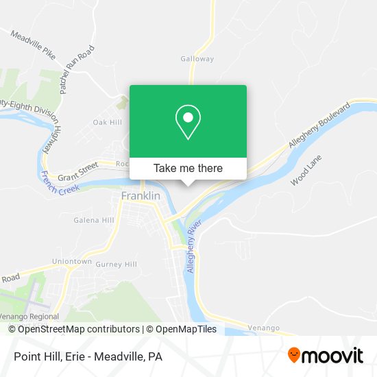 Mapa de Point Hill