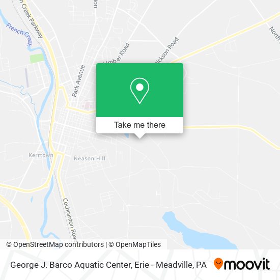 George J. Barco Aquatic Center map