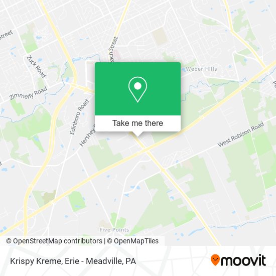 Krispy Kreme map