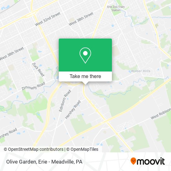 Olive Garden map
