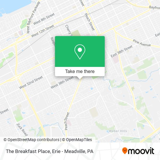 The Breakfast Place map