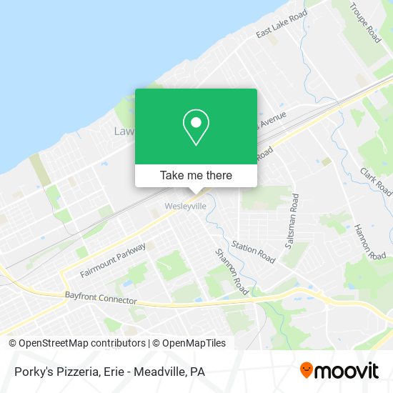 Mapa de Porky's Pizzeria