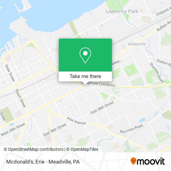Mapa de Mcdonald's