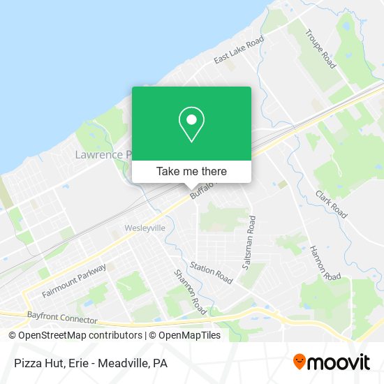 Mapa de Pizza Hut