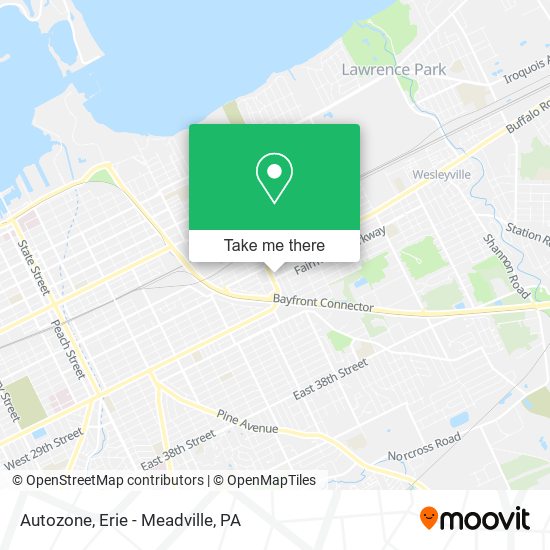 Mapa de Autozone