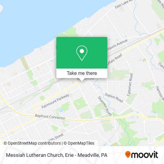 Messiah Lutheran Church map