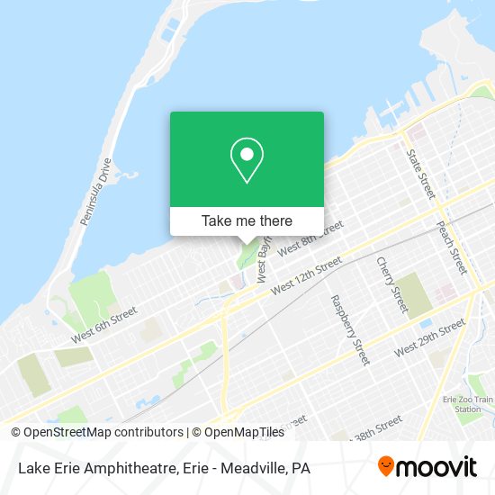 Mapa de Lake Erie Amphitheatre