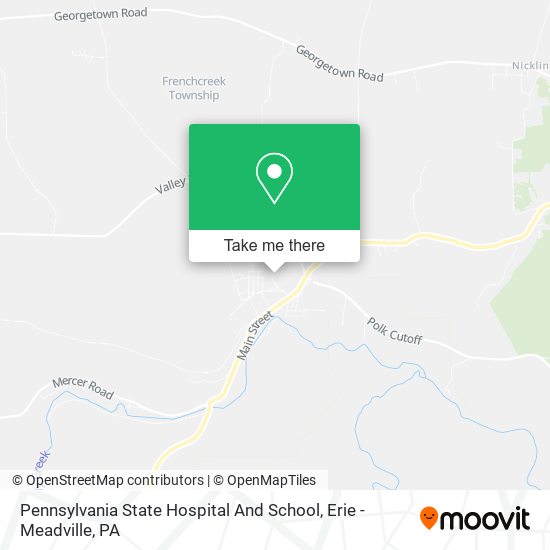 Pennsylvania State Hospital And School map