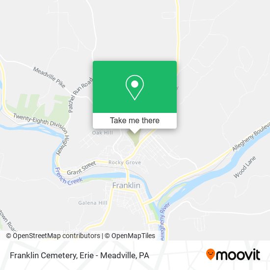 Mapa de Franklin Cemetery