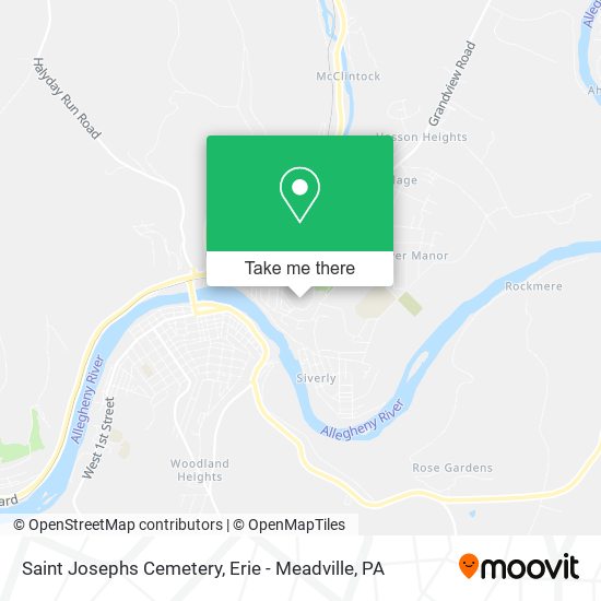 Mapa de Saint Josephs Cemetery