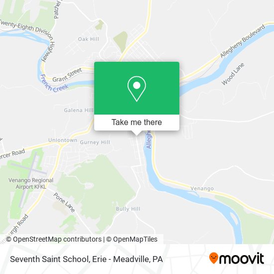 Seventh Saint School map