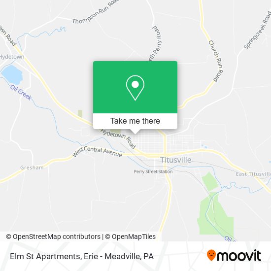 Mapa de Elm St Apartments