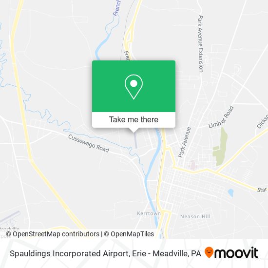 Spauldings Incorporated Airport map
