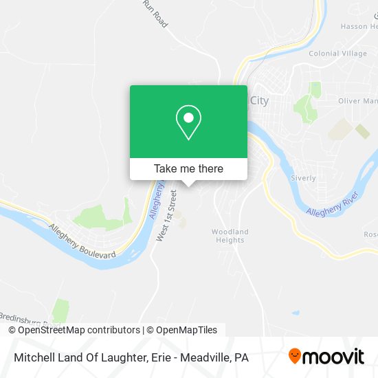 Mapa de Mitchell Land Of Laughter