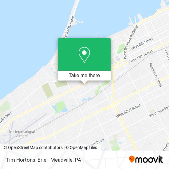 Tim Hortons map