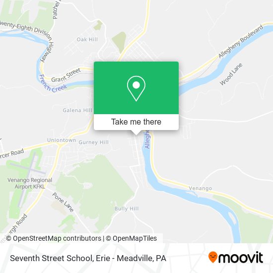 Mapa de Seventh Street School