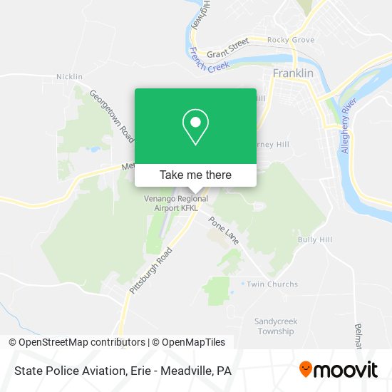 State Police Aviation map