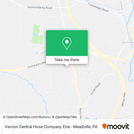 Vernon Central Hose Company map