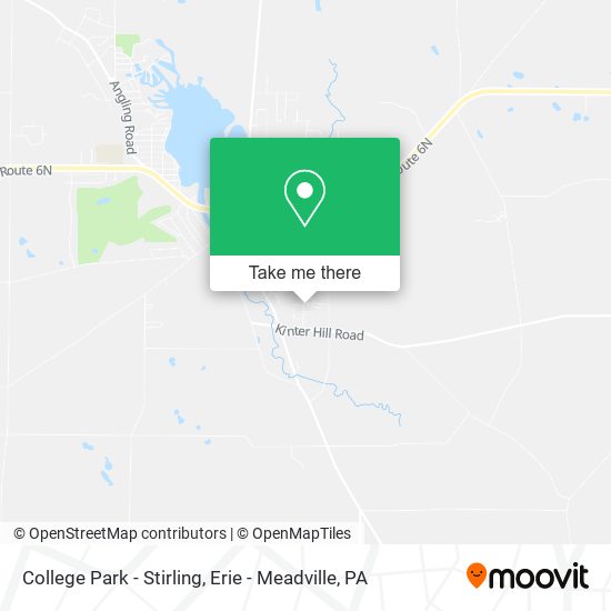 College Park - Stirling map