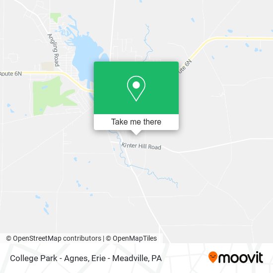 College Park - Agnes map