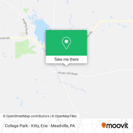 Mapa de College Park - Kilty