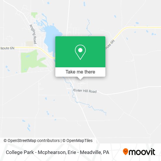 College Park - Mcphearson map