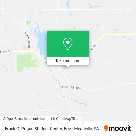 Frank G. Pogue Student Center map