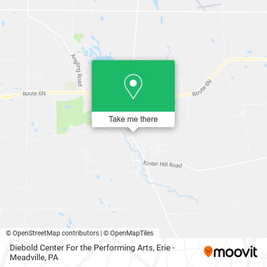 Diebold Center For the Performing Arts map