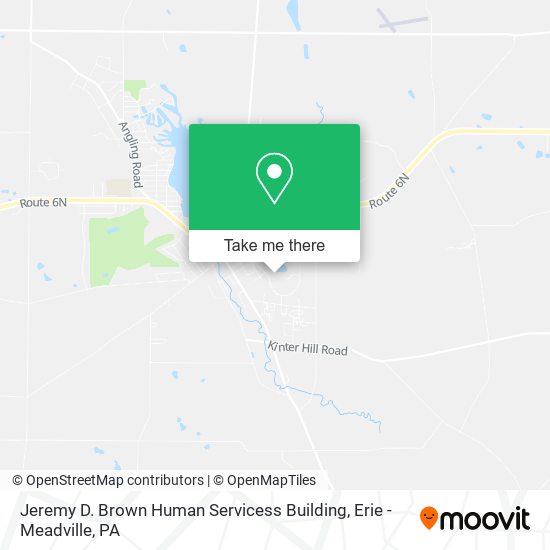 Mapa de Jeremy D. Brown Human Servicess Building
