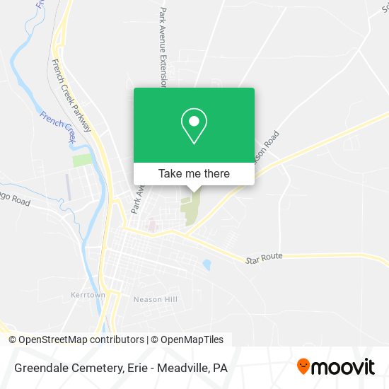 Mapa de Greendale Cemetery