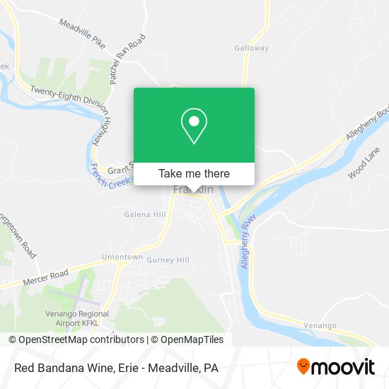 Red Bandana Wine map