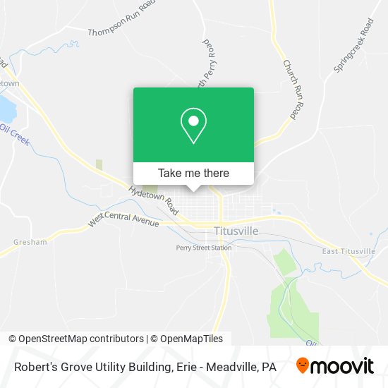 Mapa de Robert's Grove Utility Building