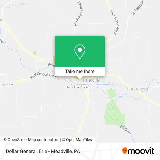 Mapa de Dollar General
