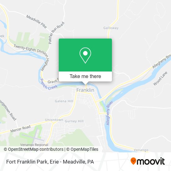 Fort Franklin Park map