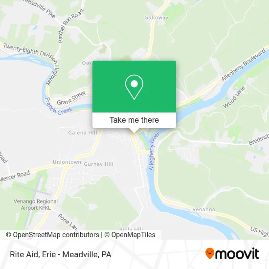 Rite Aid map