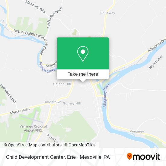 Child Development Center map