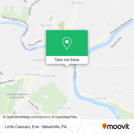 Little Caesars map
