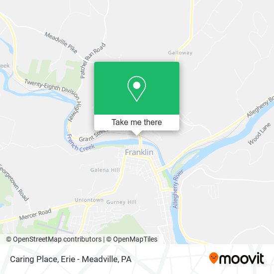 Caring Place map