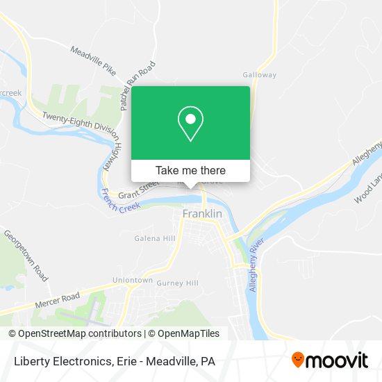 Liberty Electronics map
