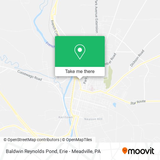 Mapa de Baldwin Reynolds Pond