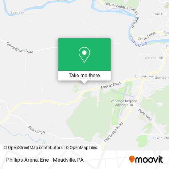 Phillips Arena map