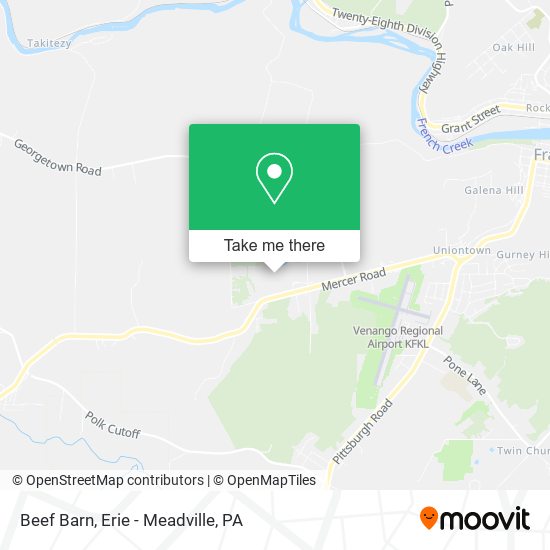 Mapa de Beef Barn