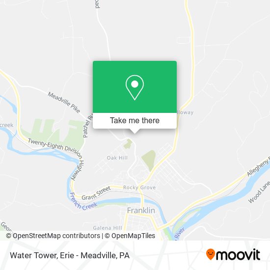 Mapa de Water Tower