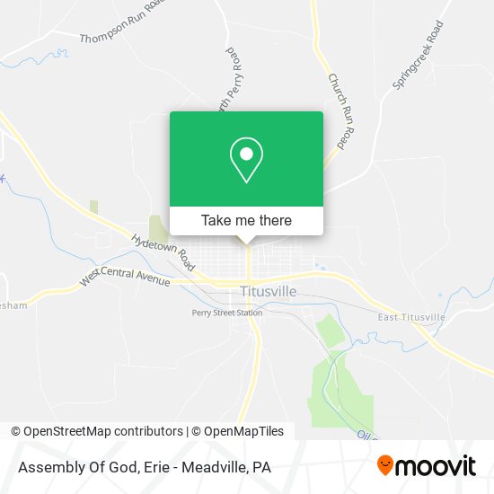 Mapa de Assembly Of God