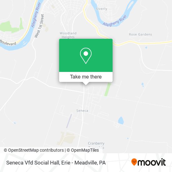 Seneca Vfd Social Hall map